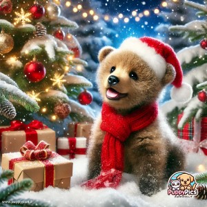 Cute Bears wallpaper – christmas, snow, square