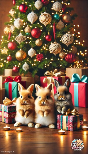 Cute Bunnies wallpaper – christmas, mobile wallpaper