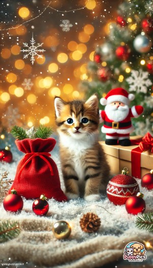 Cute Cats wallpaper – christmas, mobile wallpaper