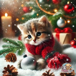 Cute Cats wallpaper – christmas, square, snow