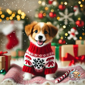 Cute Dogs wallpaper – christmas, square